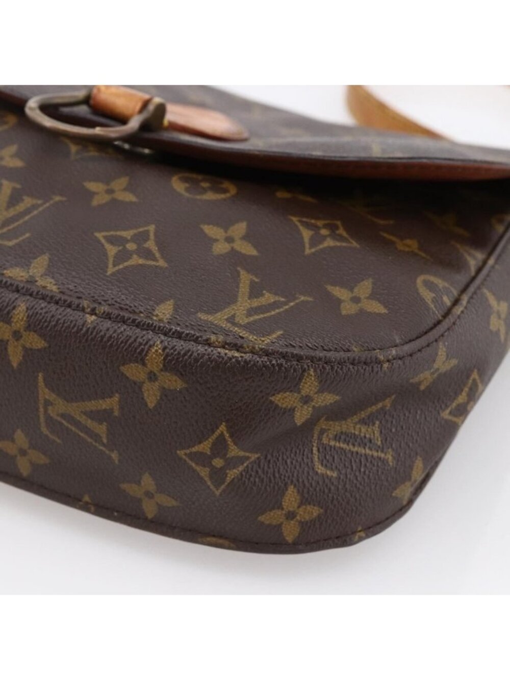 Authentic LOUIS VUITTON Monogram Saint Cloud GM Shoulder Bag M51242 LV - Picture 4 of 16